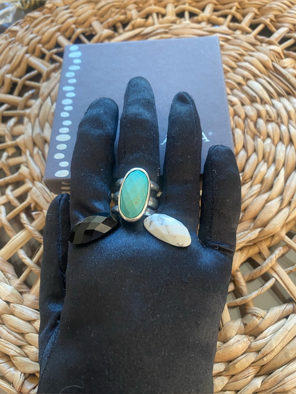 Vintage Silpada "Change of Art" Sterling Silver Ring Size 7